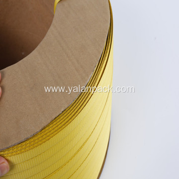 Hot sales yellow color plastic bundle packing strap